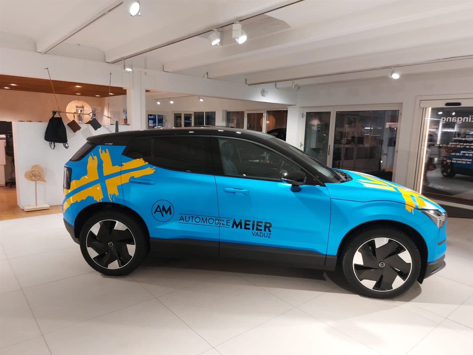 Fahrzeugbeschriftung für Automobile Meier