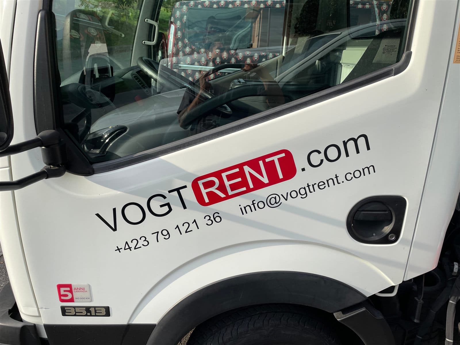 Fahrzeugbeschriftung für Vogt Rent