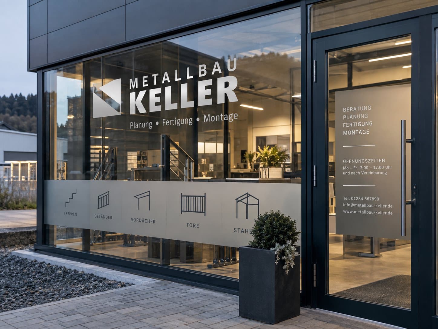 Schaufenstergestaltung mit Fensterbeschriftung